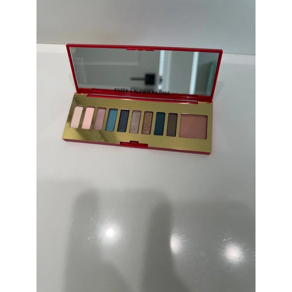 Estee Lauder Minimalist Pure Color Envy Eye Cheek Palette Womens Nudes Red Gold